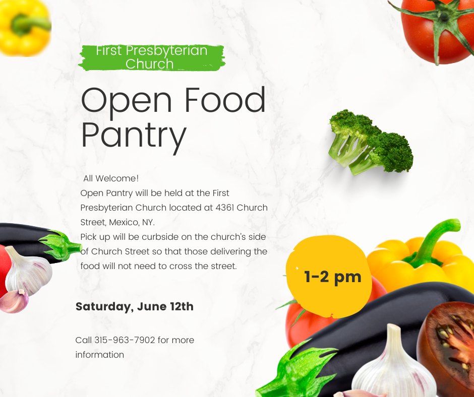 First Presbyterian Church food pantry 